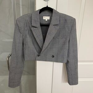 Plaid Blazer Jacket